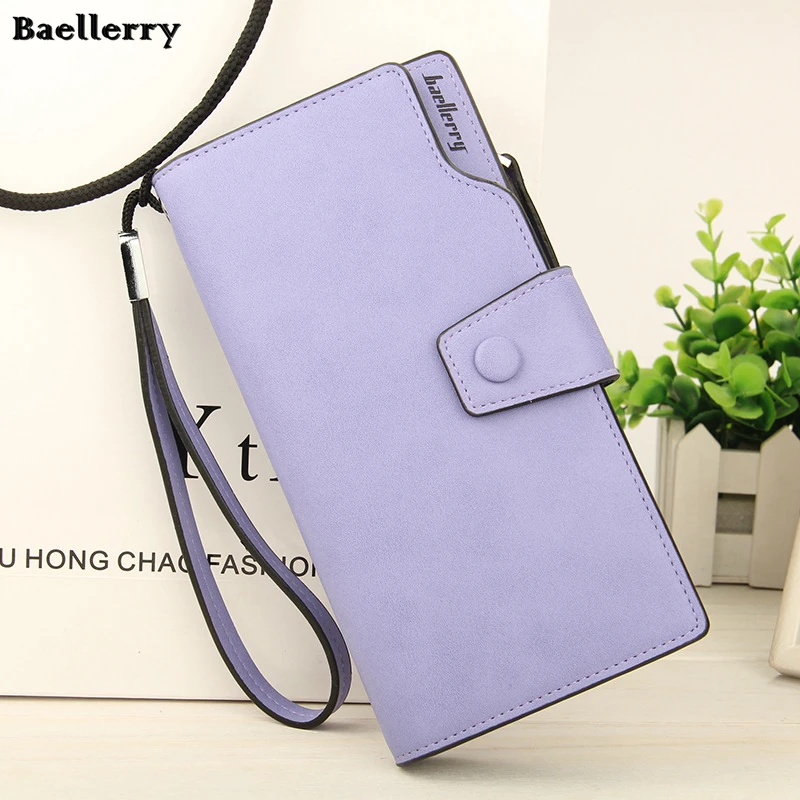 Baellerry designer fashion women's PU leather zipper long wallets ladies' high capacity mutifunction clutch wallet coin purse | Багаж и
