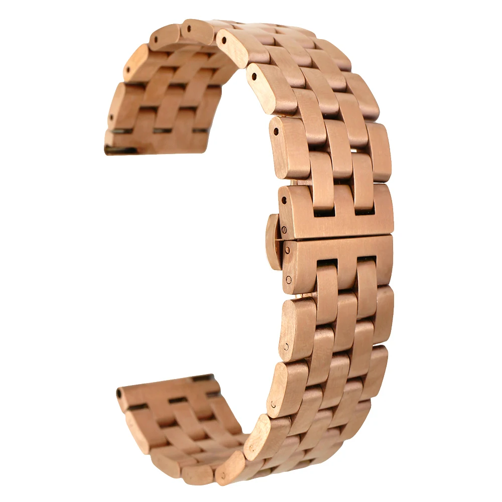 

20mm 22mm Stainless Steel Watch Band for Seiko Quick Release Metal Strap Wrist Loop Belt Bracelet Silver Black Blue Gold + Tool