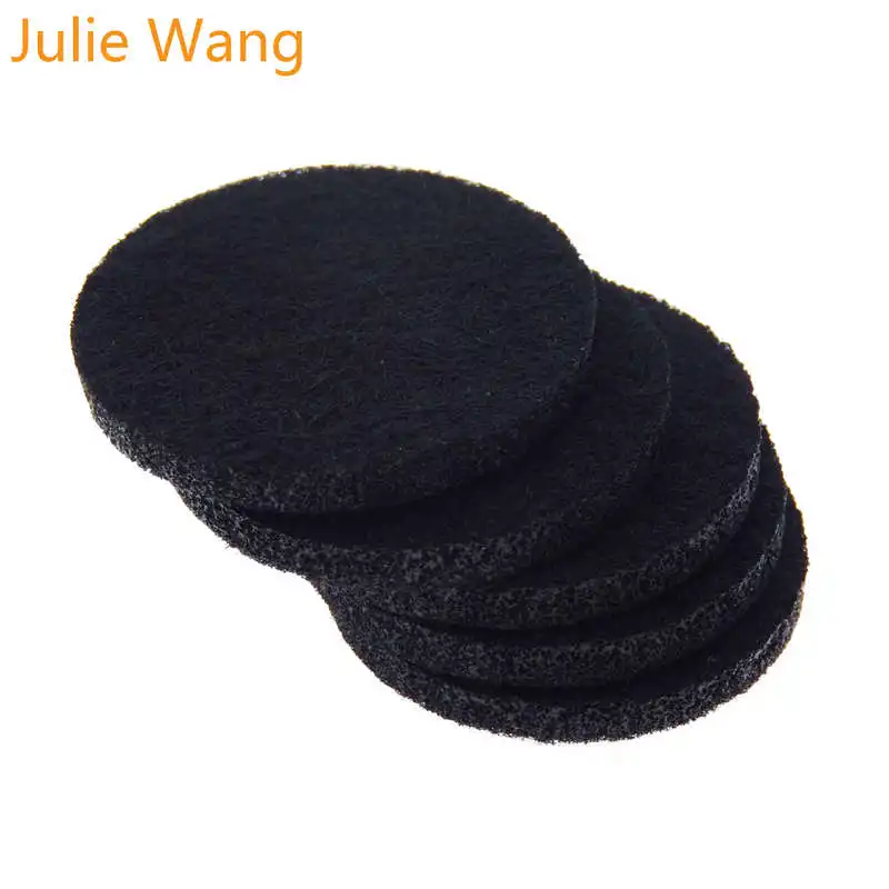 Julie Wang 20 шт. цветные круглые квадратные войлочные прокладки для эфирного масла