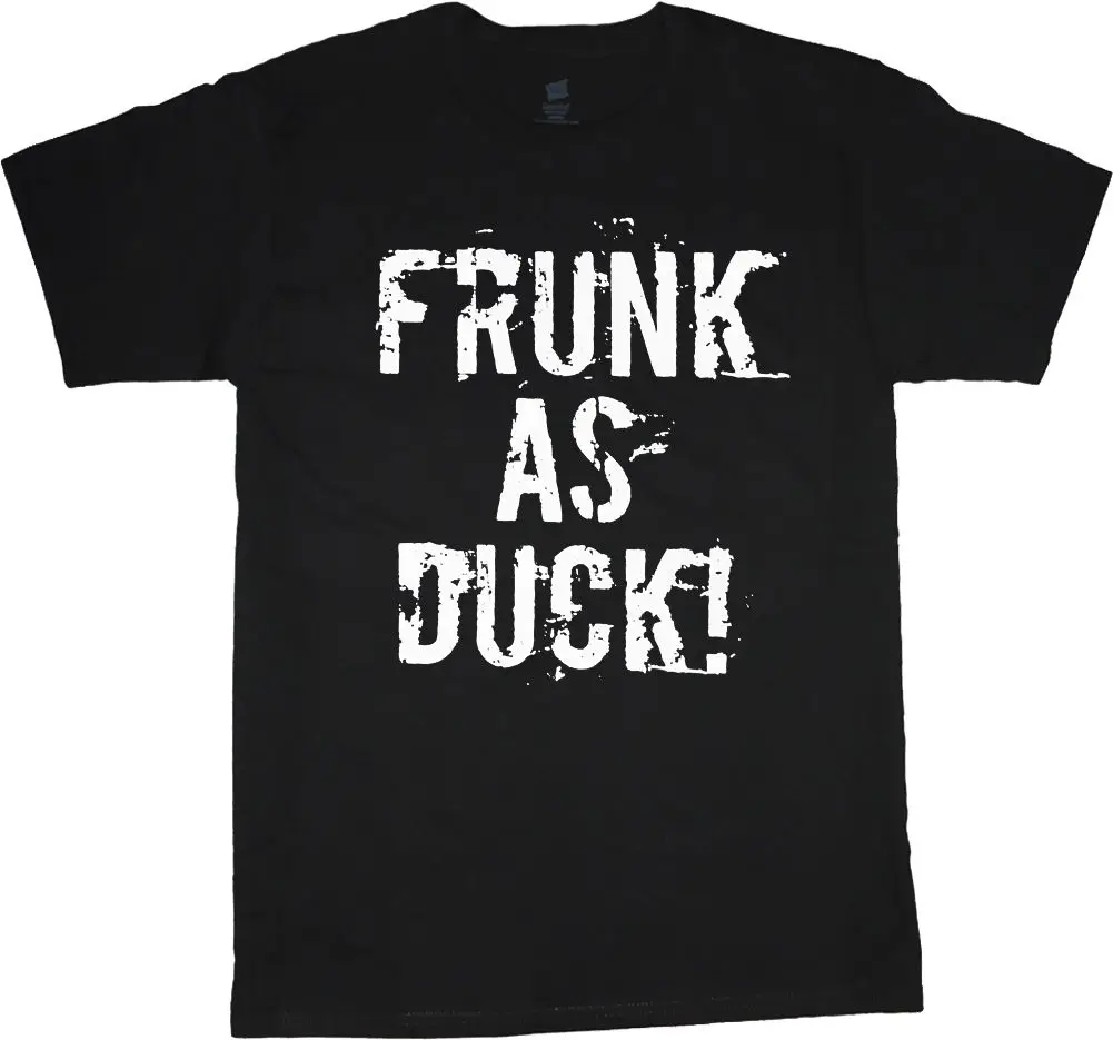 2018 Новая модная футболка Для мужчин хлопковые рубашки для frunk как утка Забавный