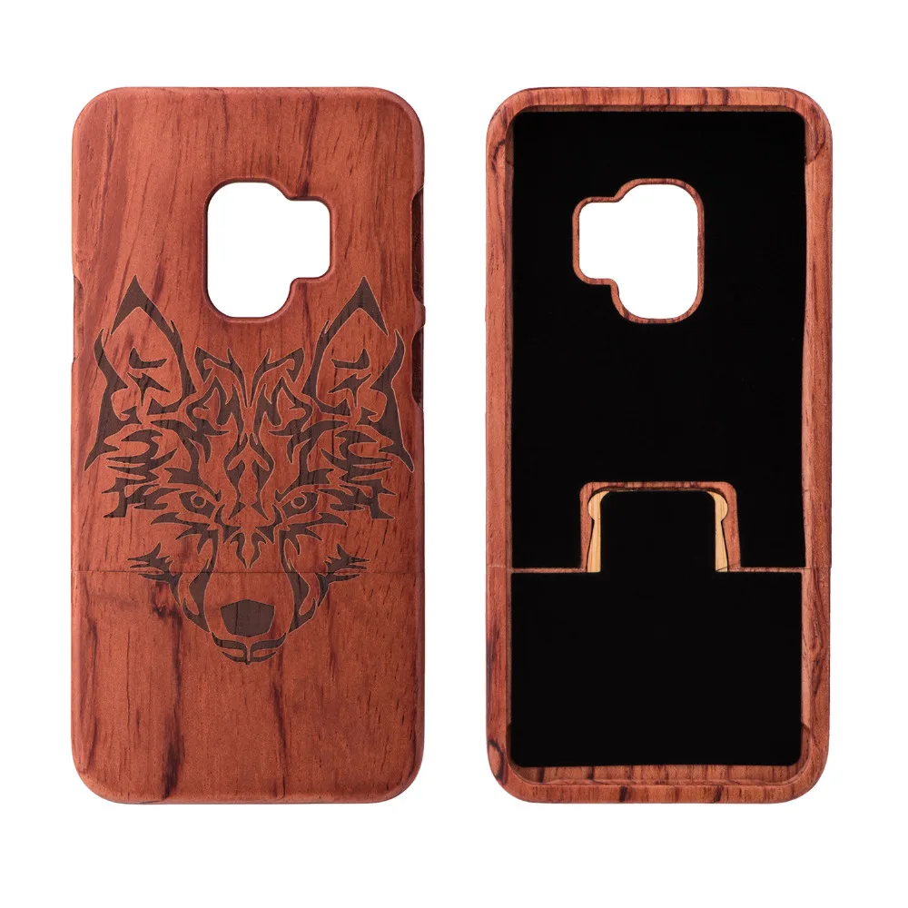 For Samsung S 9 S9 Plus Case Luxury Natural Wood Phone for Galaxy S9+ Cover Wooden High Quality Shockproof | Мобильные телефоны и