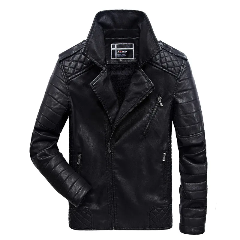 4XL 5XL 6XL мужская кожаная замшевая куртка флисовая Осенняя мотоциклетная из