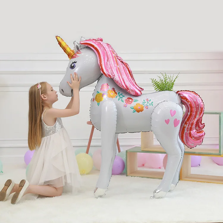46 &quotогромный Единорог шары всего тела фольга шар дети девочка игрушка день