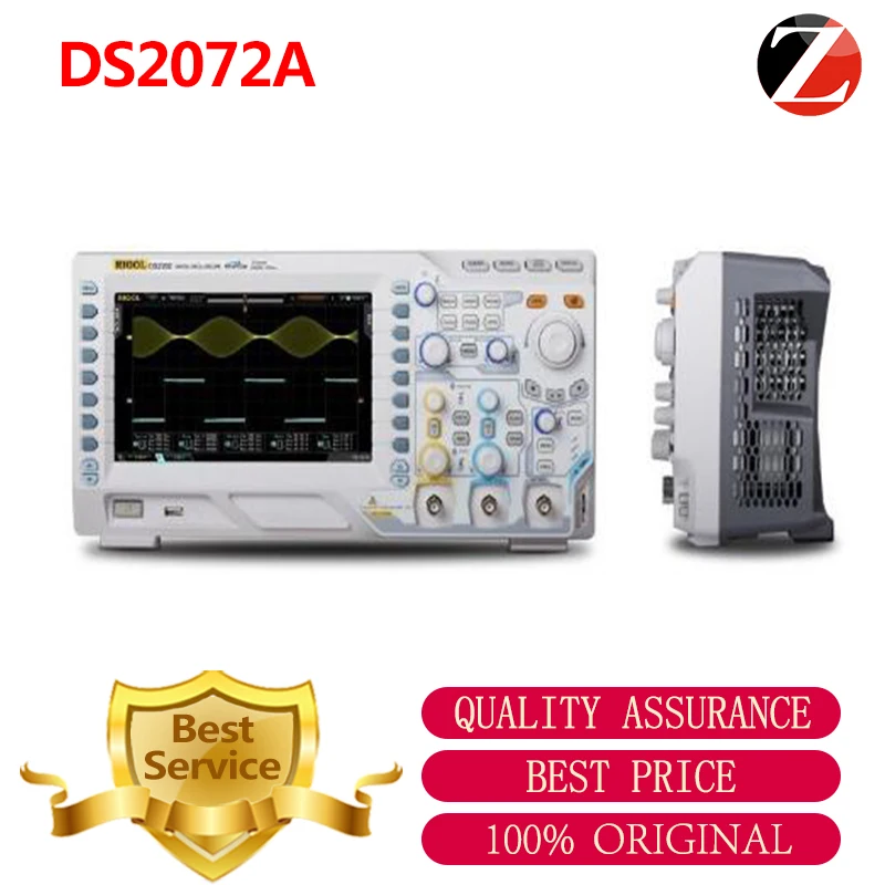 RIGOL осциллограф DS2072A 70 МГц цифровой 2G Sa/s Макс. Частота дискретизации 8 дюймов WVGA