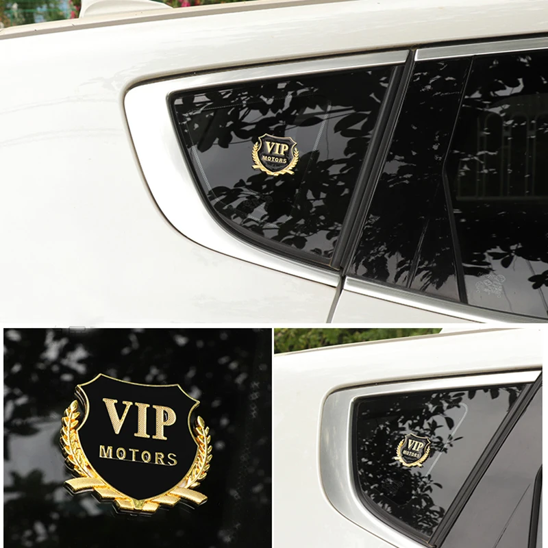 3D логотип VIP Motors Металлическая Автомобильная хромированная эмблема бейдж