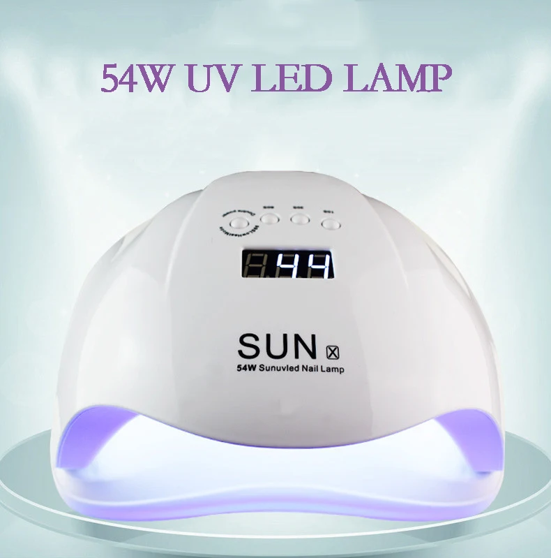 80 Вт УФ светодиодная лампа для сушки ногтей SUN5S MAX 37 шт. светодиодный двойной руки лампа для ногтей для отверждения УФ-гель для ногтей с датчиком таймера ЖК-дисплей