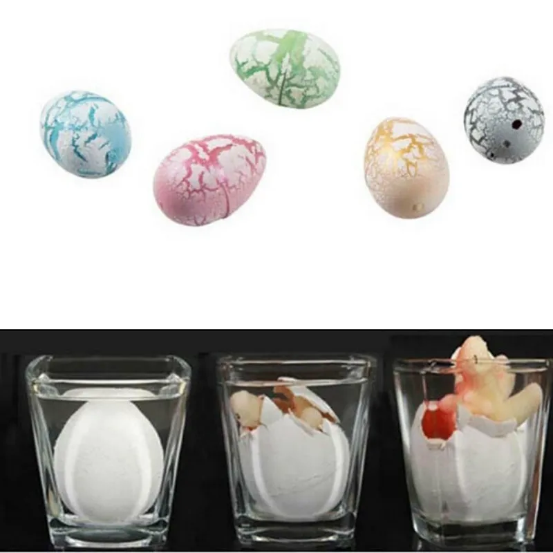 

1PC Retail Magic Hatching Growing Dinosaur Eggs Colorful Baby Novelty Gag Toys For Kids Children Learning & Education Toy