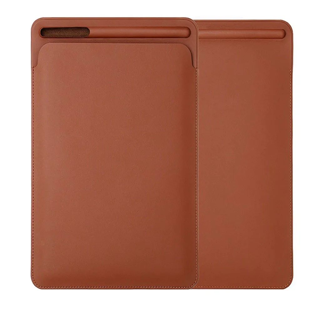 Brown Планшеты Чехол для iPad Pro 12,9 защитный в виде ракушки чехол сумка кожаный чехол для iPad Pro 12,9 дюймов хранения Apple Penci - Цвет: Brown
