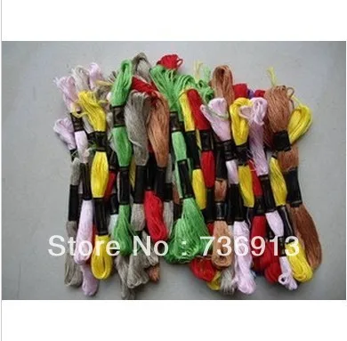 Выберите любые цвета и количество свободная нить для вышивки крестиком