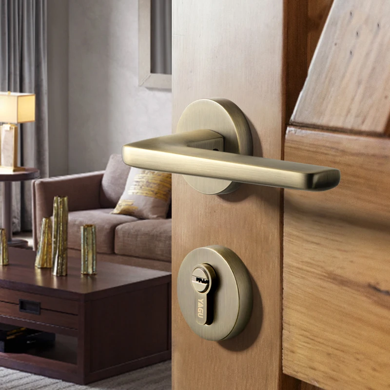 5 цветов/скандинавский дверной замок из цинкового сплава для межкомнатной двери