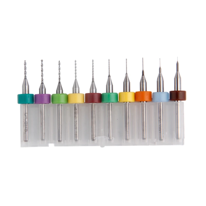 Набор мини сверл для печатной платы SMT 10 шт./компл. 0 1 мм|mini drill bit set|drill setbit set |