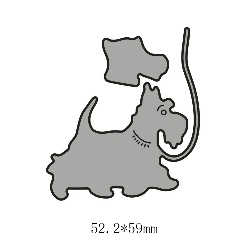 Ножницы для вырубки Lovely Animals cute girl из углеродистой стали для творчества в стиле DIY, создания скрапбукинга, штамповки и тиснения бумаги для открыток.