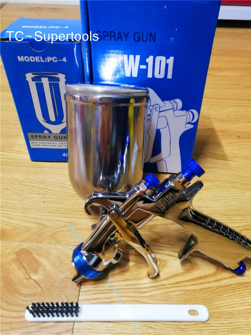 W-101 пистолет-распылитель 134G w101 HVLP ручной Краски пистолет тяжести 1,0/1,3/1,5/1,8 мм мебель покрытия автомобиля Краски ing лиссон