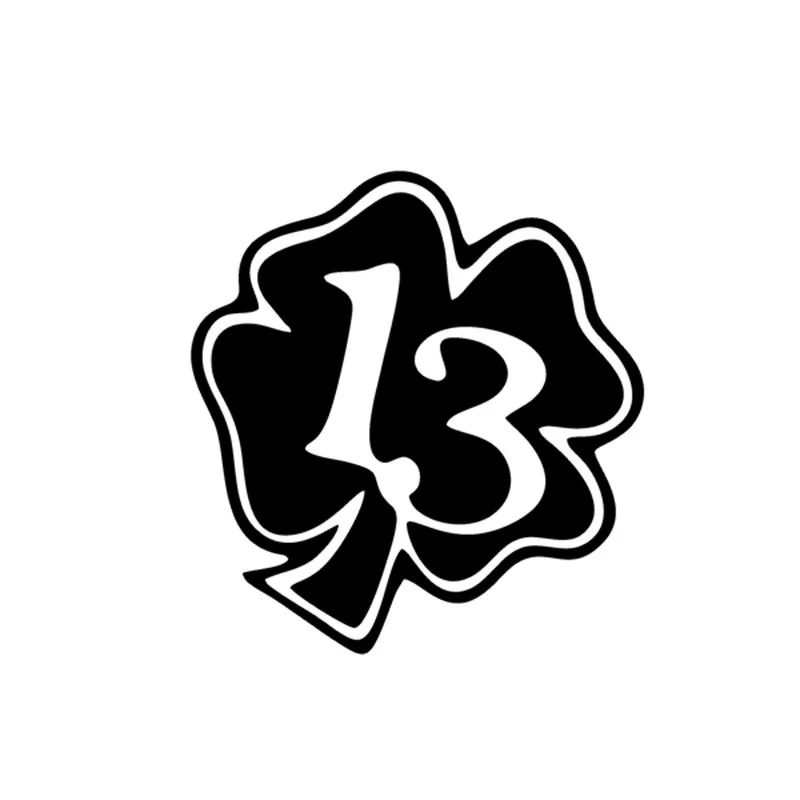 Lucky 13 Clover Club Trefle для Авто/бампера/окна виниловая наклейка наклейки DIY Декор CT1962 |