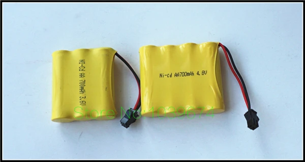 

Full Capacity 3.6V 700MAH AA Ni-CD Rechargeable Battery Packs Cells 4.8V Power Bank for Toys Cameras Game Players Batteries
