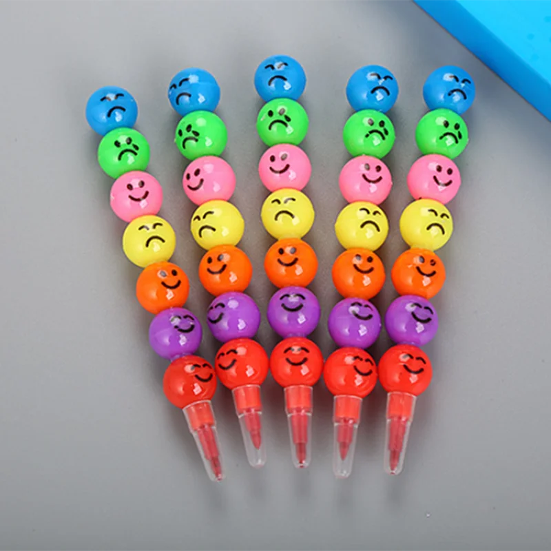 5 шт./партия креативные 7 цветов мелки Kawaii Сахарное покрытие Haws мультфильм Граффити карандаш для детей подарок милые канцелярские принадлежности