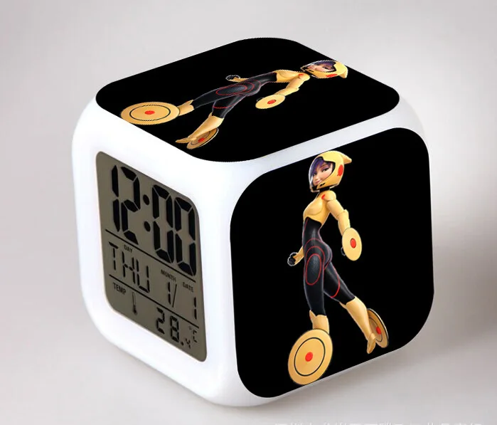 Супер супер корпус морской пехоты вокруг белый по уходу за детьми красочный цвет малый будильник S0001A|alarm clock