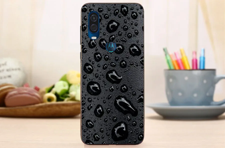 Чехол роскошный чехол из ТПУ и силикона чехол s для MOTO One power Phone задняя крышка для MOTO P40 Funda Coque