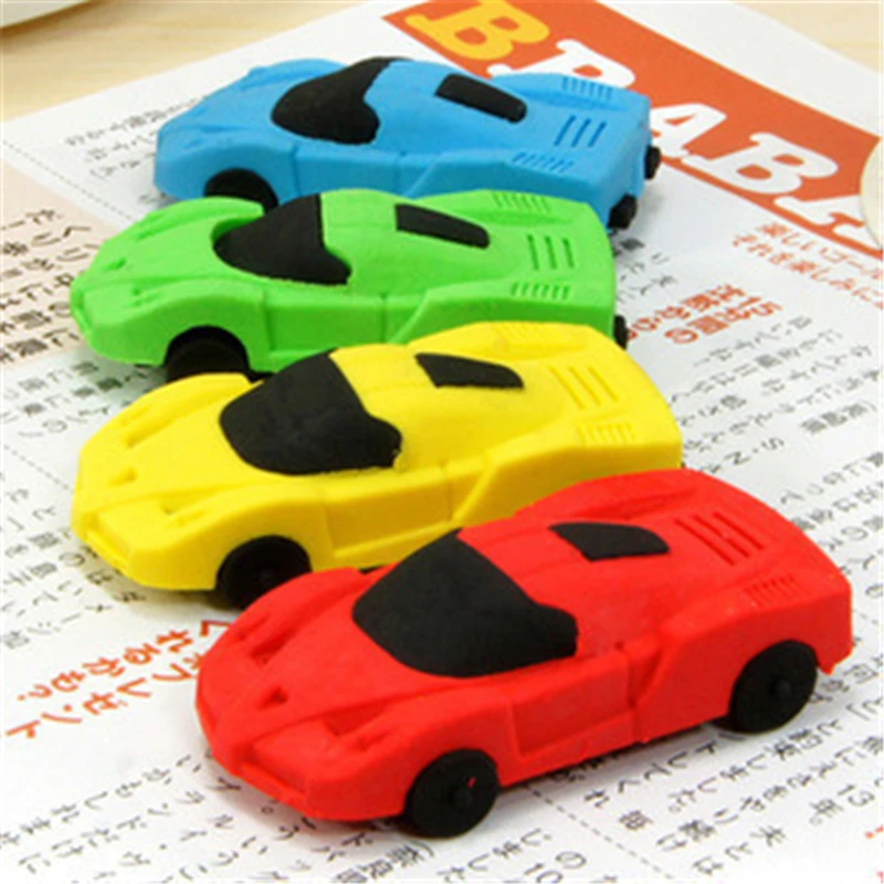 

DL Korean creative stationery detachable mini car molding rubber product eraser