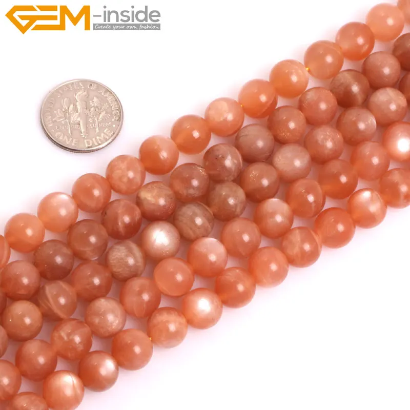 Бусины Из Натурального оранжевого камня для изготовления ювелирных изделий 15