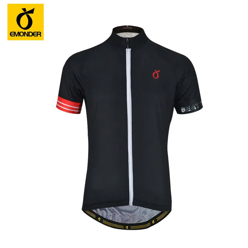 

Emonder Newest Men's Cycling Jersey Short Sleeve Breathable Bike Bicycle Shirt Quick dry Ciclismo Pro Team Cycling Clothing