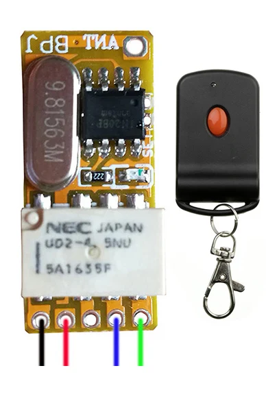DC 3.5V 3.7V 5V 6V 7.4V 9V 12V Wireless Mos Mini Remote Switch Control Receiver +Transmitters | Обустройство дома