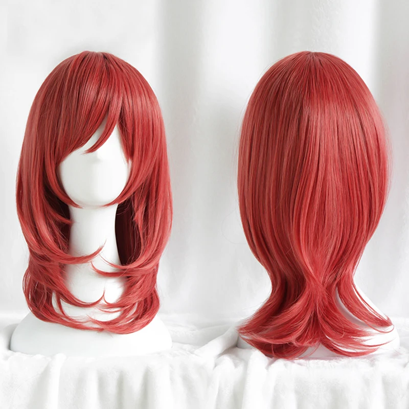 LoveLive! Парик из синтетических волос Love Live Maki Nishikino средний волнистый парик для