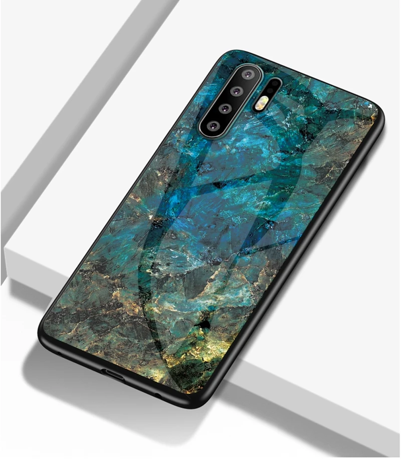 Мраморный стеклянный чехол для Hawei P9 P10 P20 P30 Pro Lite Mate 9 10 20 P Smart Plus 2019 телефона s