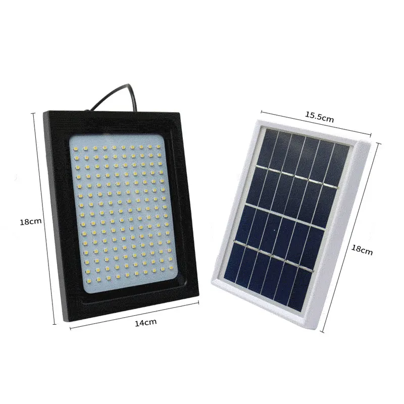 150 LED Солнечная энергия прожектор датчик движения Активированный Открытый Сад