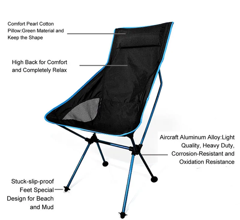 Складные стулья для кемпинга рыбалки пикника складные кресла сада пляжа