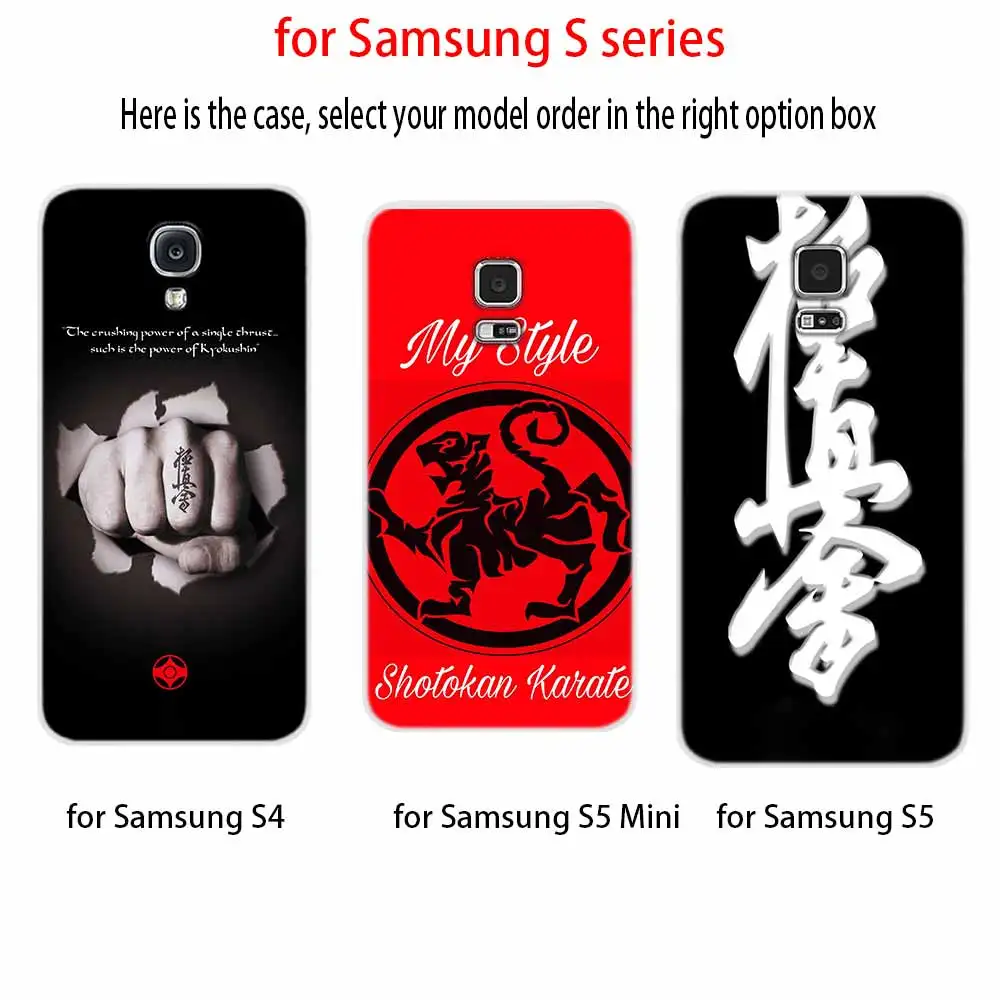 Новый мягкий чехол Kyokushin с символом карате для Samsung Galaxy S7 Edge S8 S9 S10 S11 S20 S21 Plus Lite E