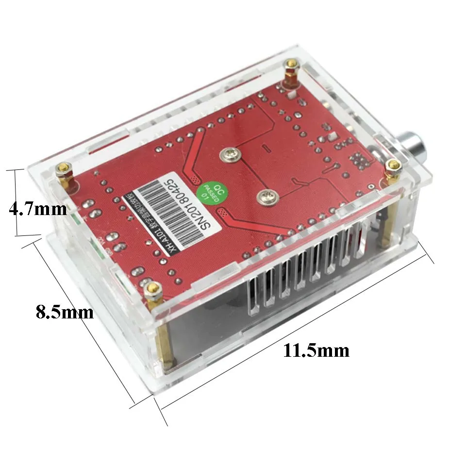 XH A101 TDA7498 100 Вт + DC9 34V 24 В Высокая мощность цифровой усилитель платы в случае и