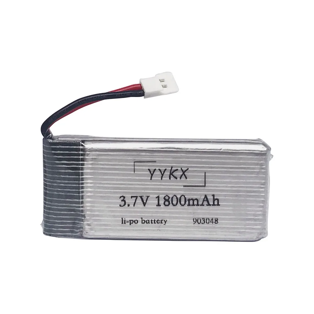 3,7 V 1800mAh литиевая батарея RC Квадрокоптер Игрушка аксессуары KY601S fat батарея аксессуары 3,7 v 1800 mah 5 шт/4 шт/3 шт