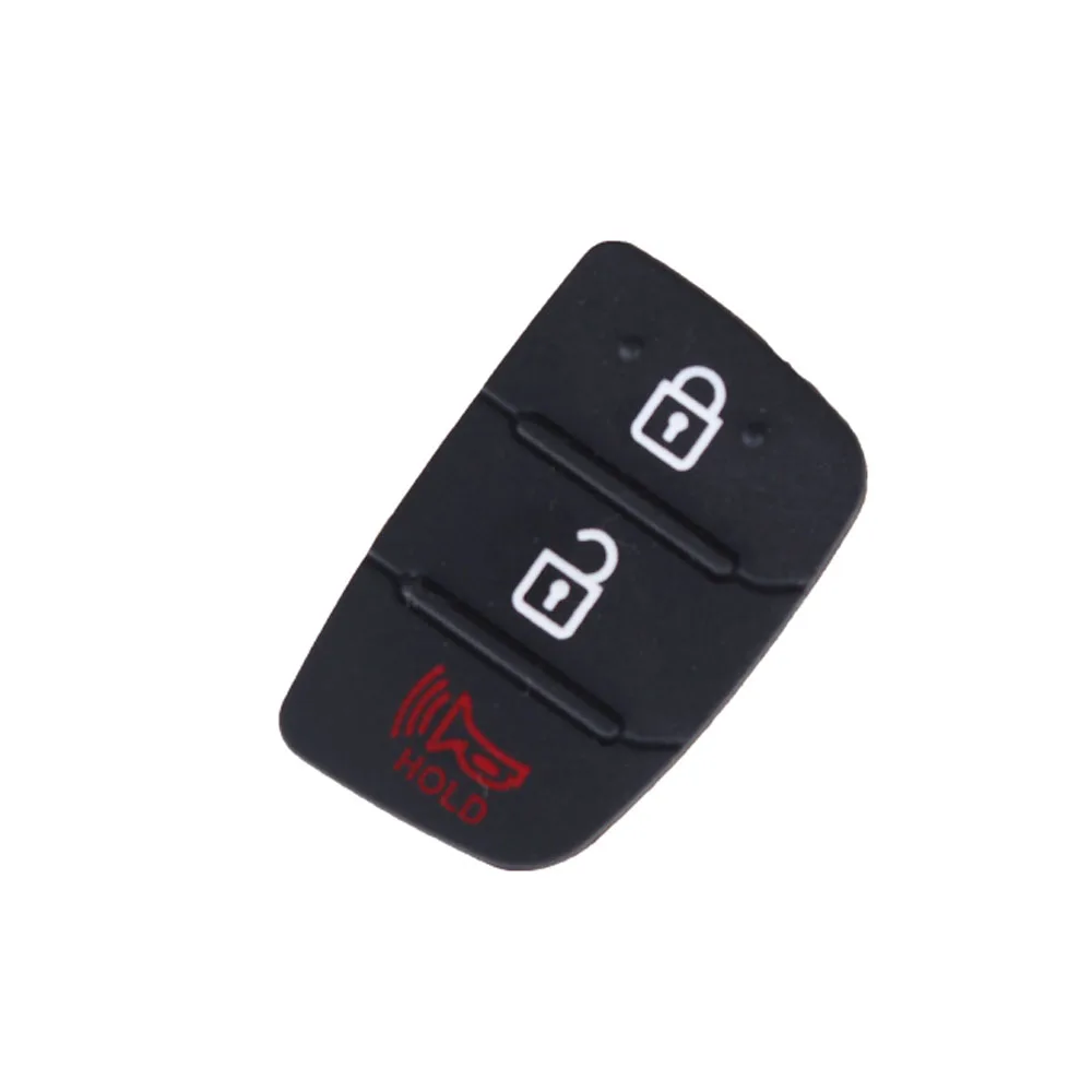 Запасная резиновая накладка KEYYOU 10X 2 3 кнопки для Mistra Hyundai HB20 SANTA FE IX35 IX45 чехол ключа