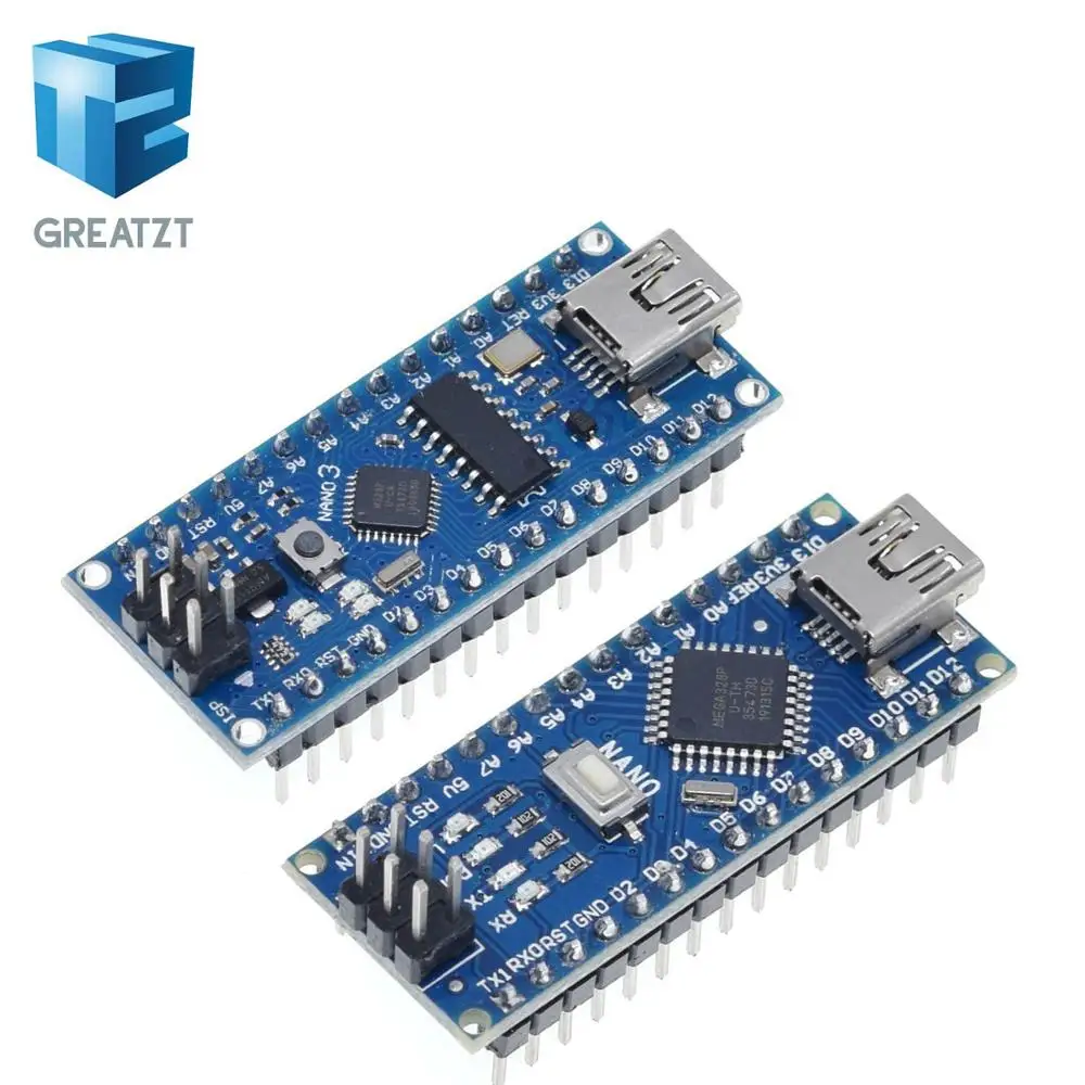 GREATZT NANO 3 0 контроллер совместим с arduino CH340 turno USB кабель ninguna V3.0 для Arduino|nano v3.0|usb mini