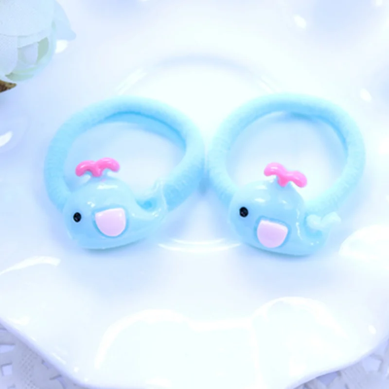 Популярные резиновые эластичные повязки для волос 2 шт./Лот милые детские