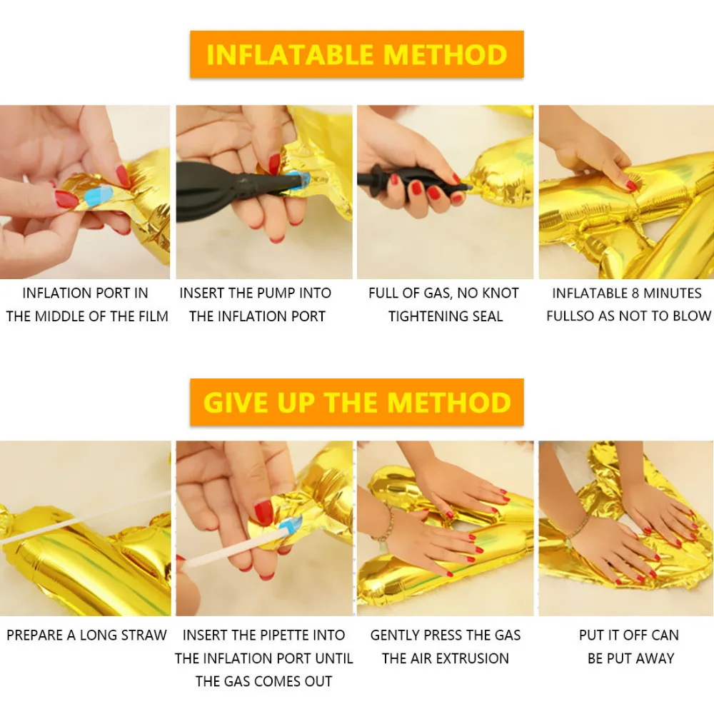 С днем рождения воздушные шары 32 дюймов розовые цифры фольга надувные свадебное