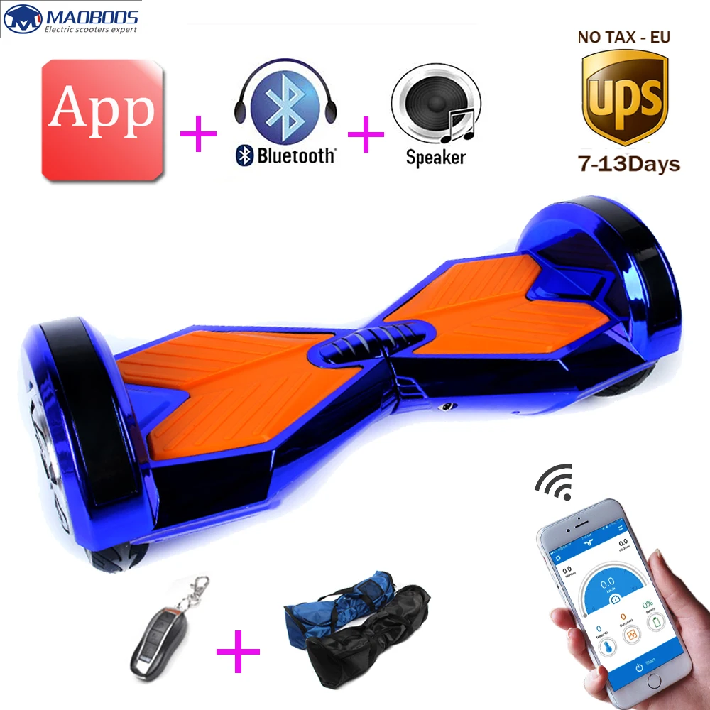 8 дюймов Smart скутер балансируя приложение ХОВЕРБОРДА свет электрический