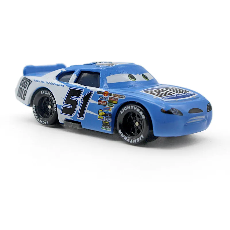 Disney Hot Movie Pixar Cars Lightning Mcqueen Jackson Storm No.51 легкий литой металлический сплав игрушечный