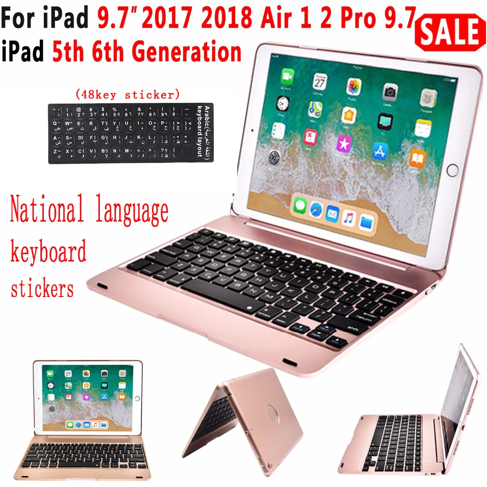 Складная Беспроводная Bluetooth клавиатура для apple IPad Pro 9 7/iPad Air 1/2 78 клавиш защита от
