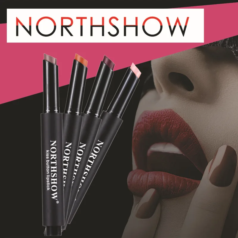 Брендовые увлажняющие бархатные Карандаши для губ NORTHSHOW водостойкие пигменты