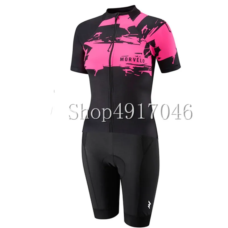 Триатлонный костюм женский 2019 Morvelo Ropa Ciclismo велорубашка из велосипедного