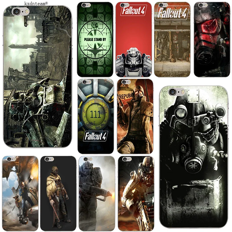 Мягкий Силиконовый ТПУ Fallout 4 видео игры телефонные чехлы для iPhone 8 7 6 s плюс X 5 5S SE 5C