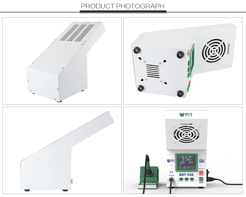 

Electric Iron Smoking Instrument Soldering Machine Welding Station Soldering Station Welding LED Lamp Exhaust Fan Smoke Purifier