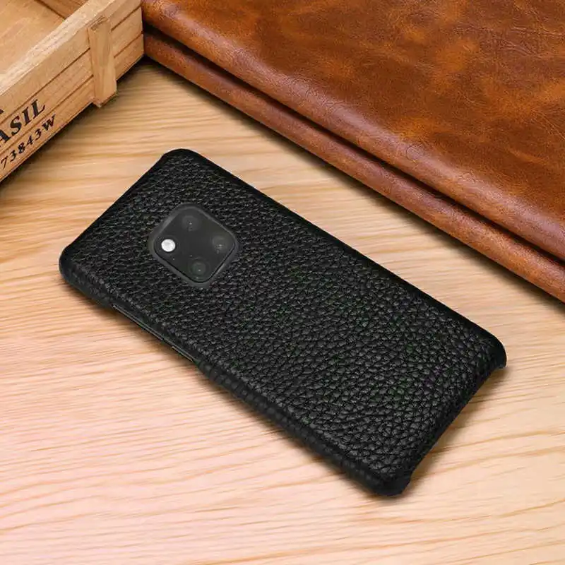 Чехол MAKEULIKE из натуральной кожи для huawei mate 20 Pro, Роскошный чехол для телефона с личи, чехол для huawei mate 20 20X 20Pro