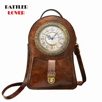 vintage clock bag 2020 womens mochilas mujer backpack women bagpack backpack mochila masculina femme hombre school backpacks