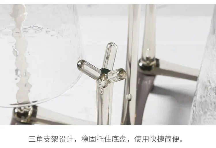 Creative collapsible plastic cup holder glass water cup storage drain shelf Portable plate tray storage rack mx6251416