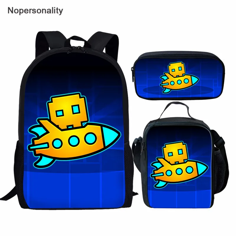 Nopersonality с принтом героями мультфильмов и игр в виде геометрических фигур тире