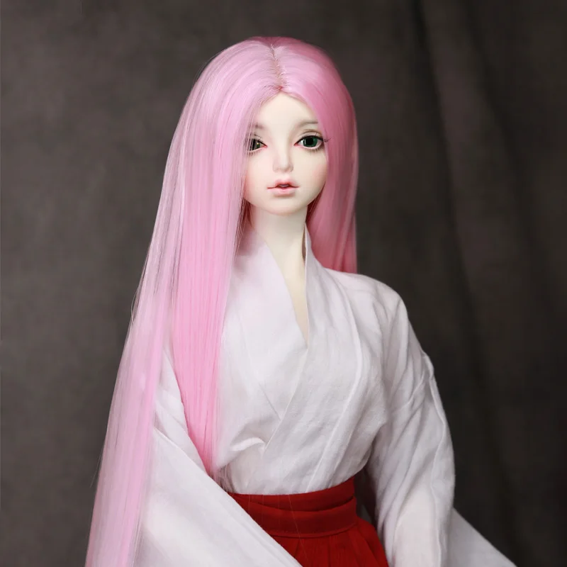13 Allaosify 1 шт. Bjd парик Сплит Длина прямые синтетические волосы парик 1/3 1/4 bjd кукла парик Древний китайский стиль - Цвет: 13