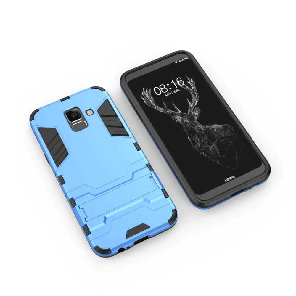 For Samsung Galaxy A6+ A605F A605G PC mobile phone case for A6 Plus 2018 2-in-1 bracket shell fundas |